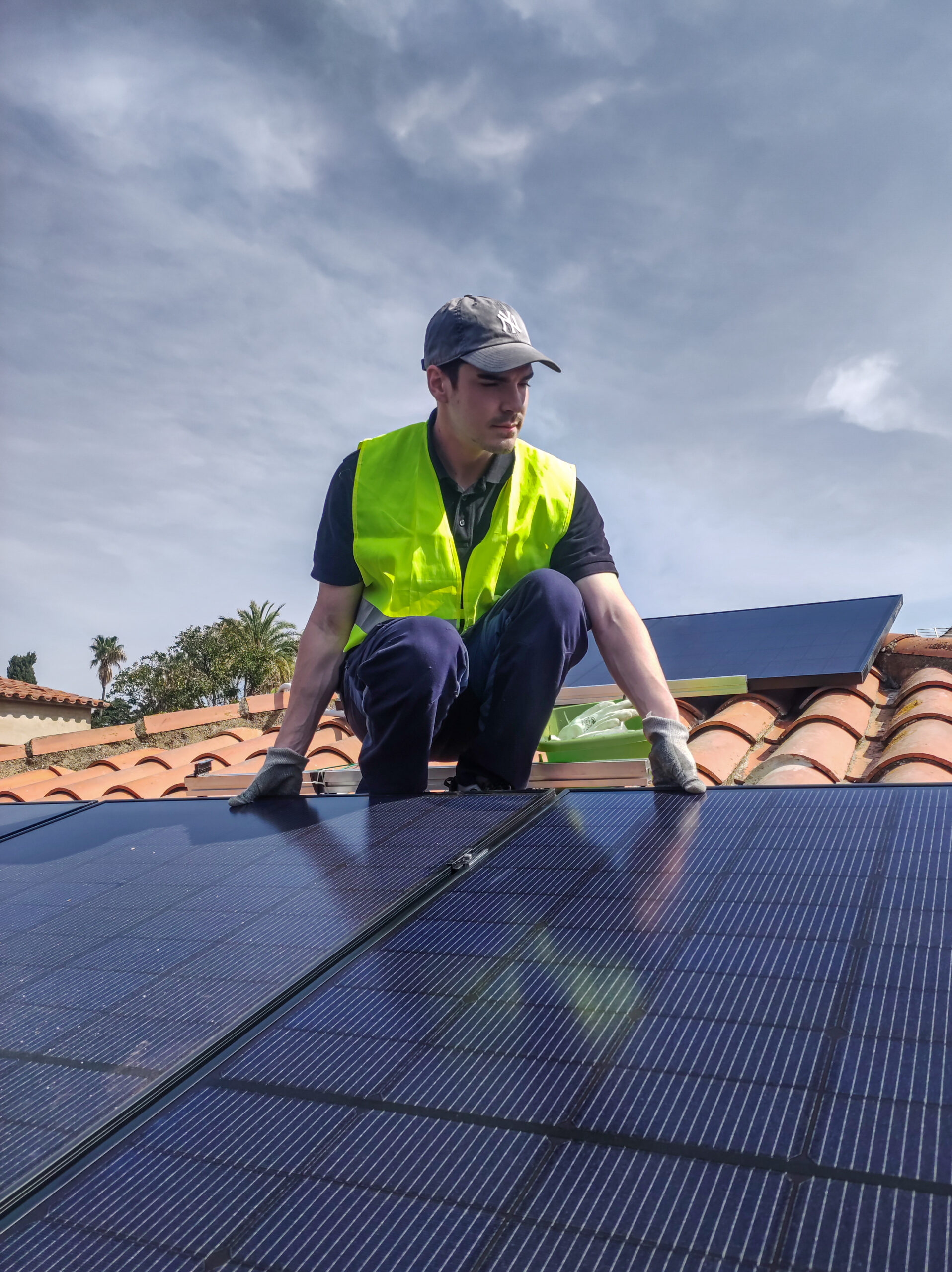 Instalando placas solares